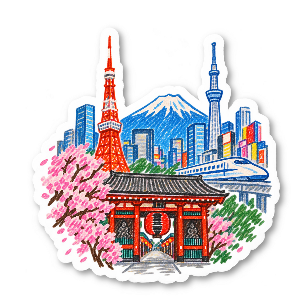 Tokyo Vinyl Sticker
