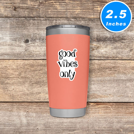 Good Vibes Vinyl Stickers