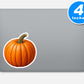 Pumpkin Style Vinyl Stickers