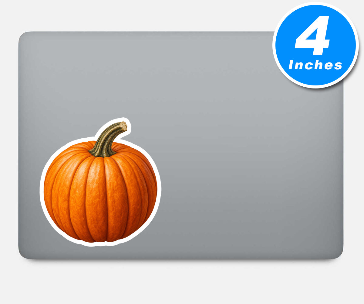 Pumpkin Style Vinyl Stickers