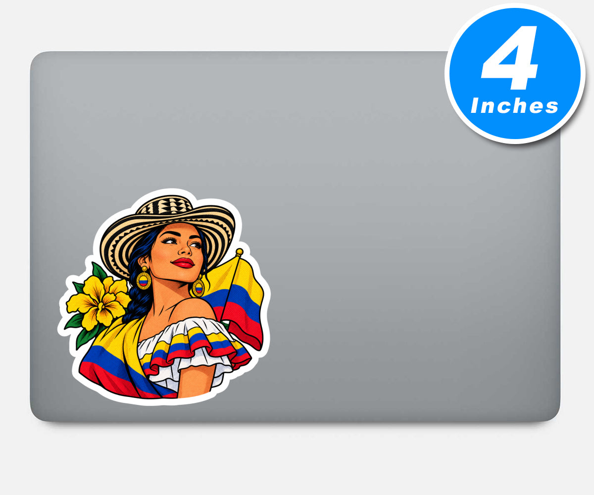 Colombian Pride Stickers Vinyl Stickers