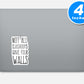 Not All Classrooms Have Four Walls Vinyl Stickers