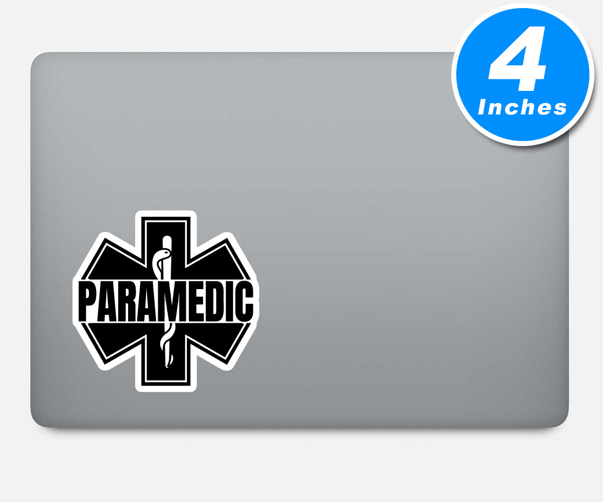Star Of Life Paramedics Vinyl Stickers