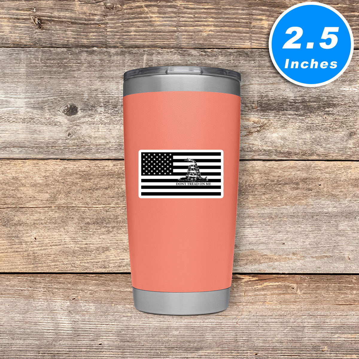 American Flag Dont Tred On Me Vinyl Stickers