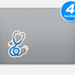 Stethoscope Vinyl Stickers