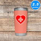 First Aid Medical Heart Doctors Vinyl Stickers