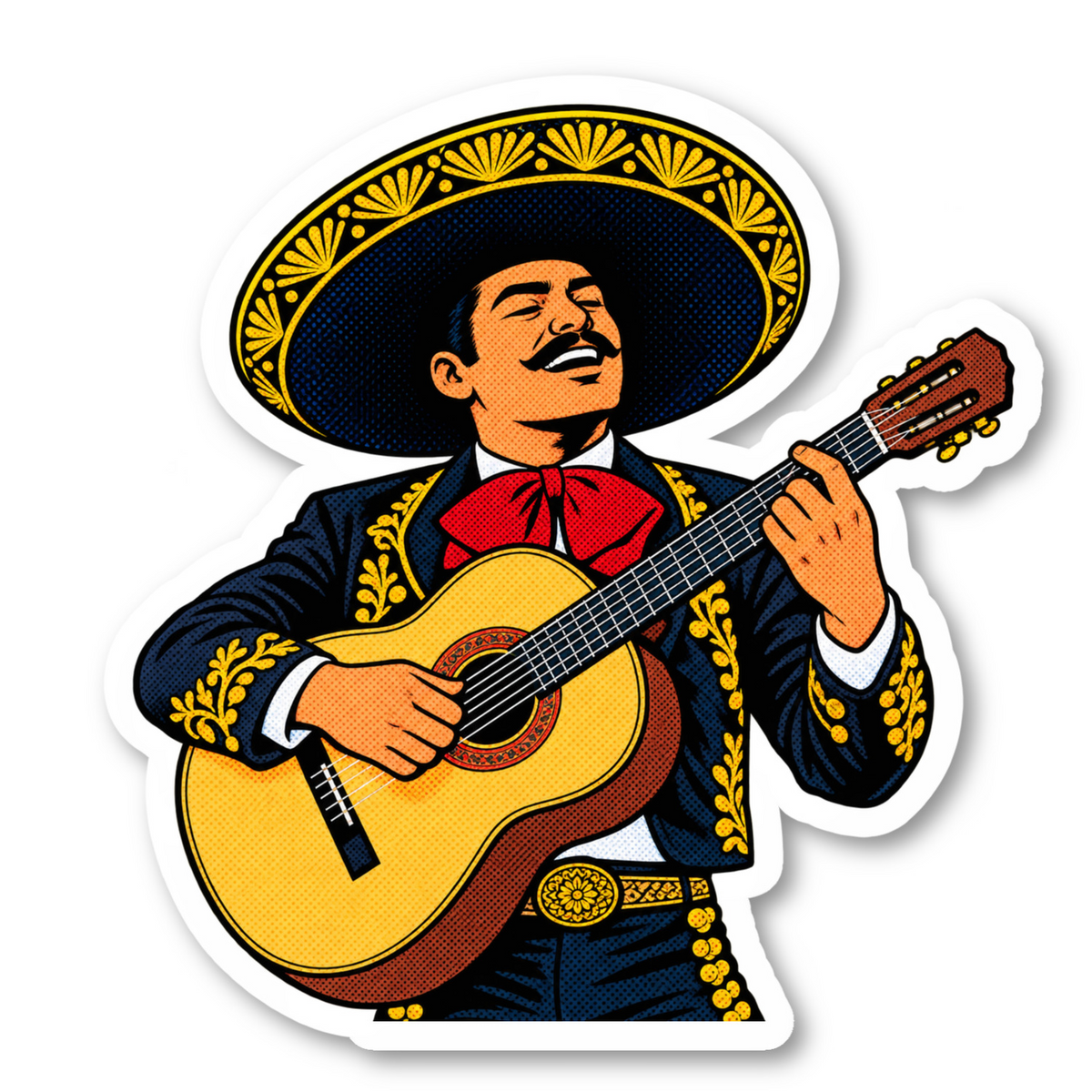 Mariachi Music Stickers Vinyl Sticker