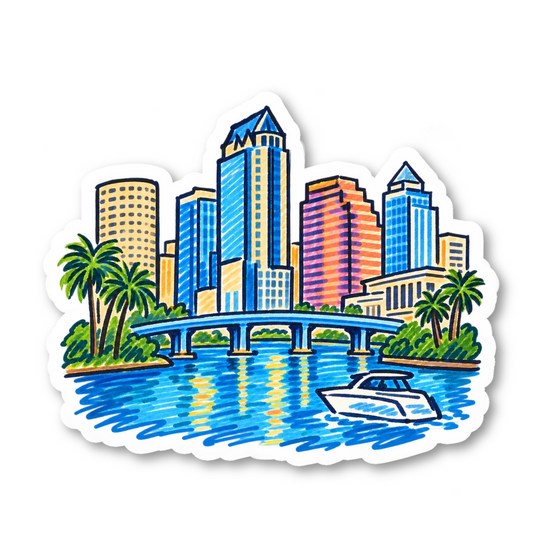Tampa Vinyl Sticker
