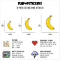 Banana Vinyl Stickers