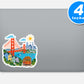 San Francisco Vinyl Stickers