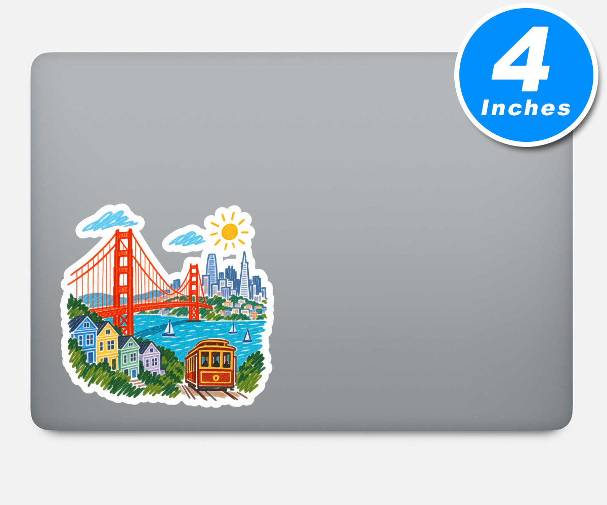 San Francisco Vinyl Stickers