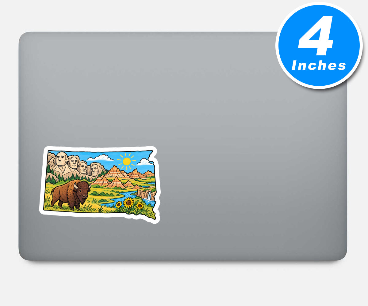 South Dakota Vinyl Stickers