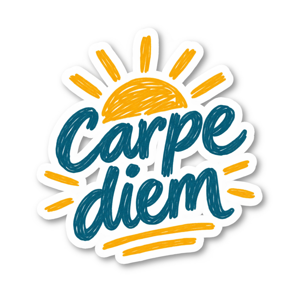 Carpe Diem Stickers Vinyl Sticker