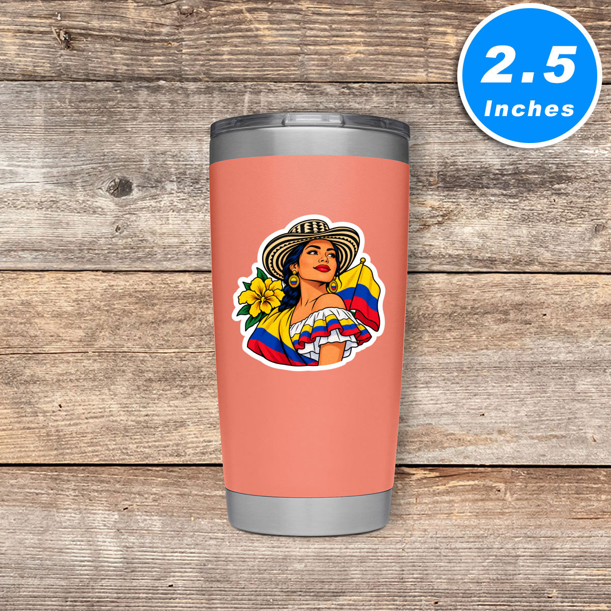 Colombian Pride Stickers Vinyl Stickers