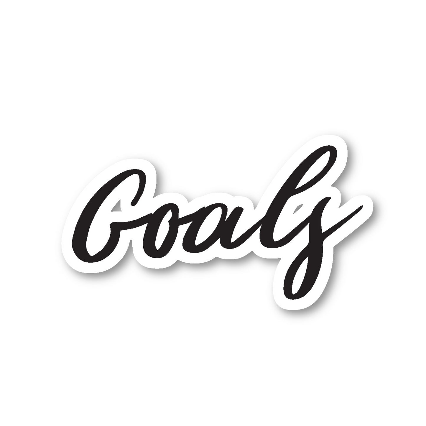 Goals Vinyl Sticker
