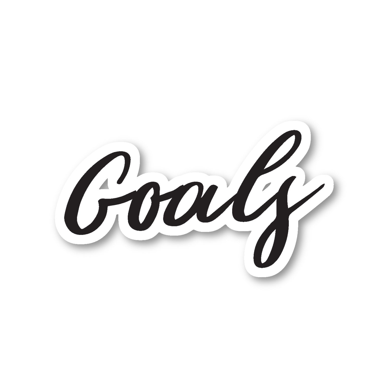 Goals Vinyl Sticker