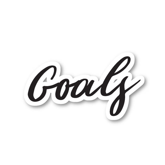 Goals Vinyl Sticker
