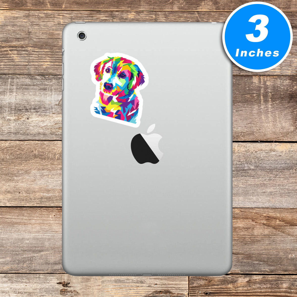 Colorful Dog Vinyl Stickers