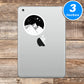Space Mountains Vinyl Stickers
