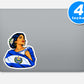 Salvadoran Pride Stickers Vinyl Stickers