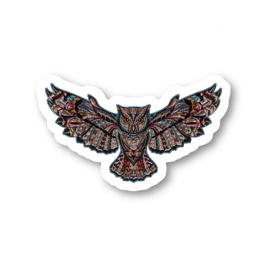 Owl Vinyl Sticker