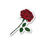 Red Rose Vinyl Sticker