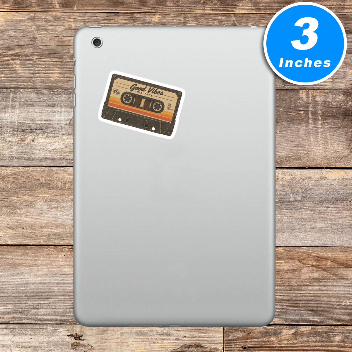 Cassette Vinyl Stickers