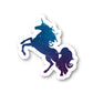 Space Unicorn Vinyl Sticker