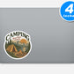 Camping Stickers Vinyl Stickers