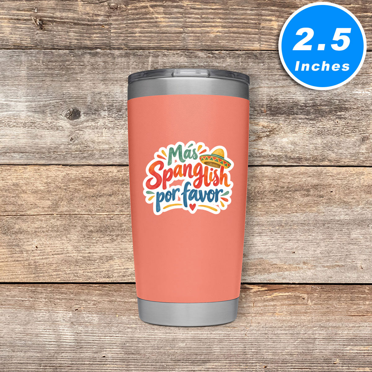 Latin Spanglish Phrases Vinyl Stickers