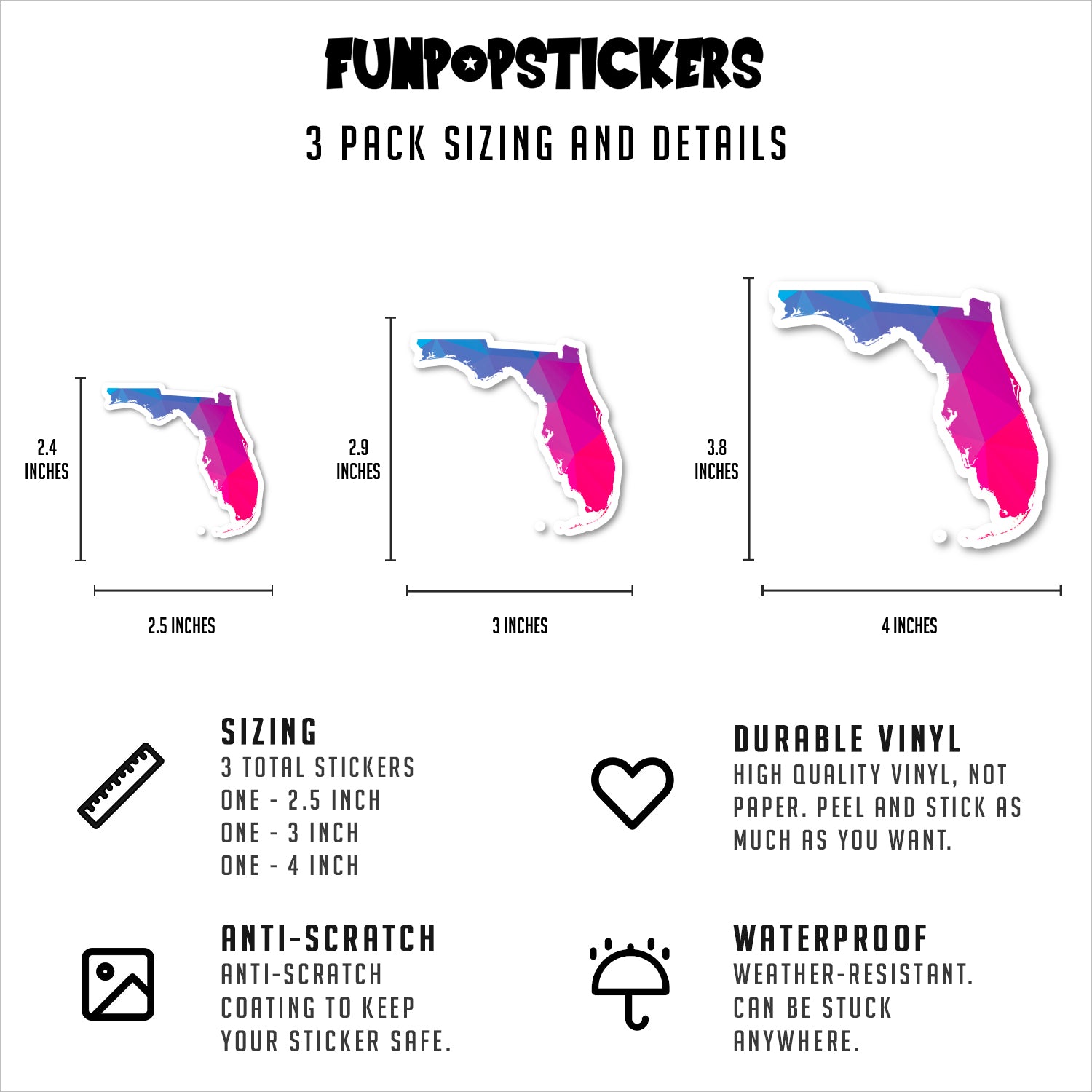 Florida Vinyl Stickers