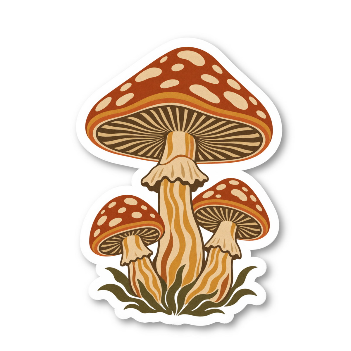 Mushroom Stickers Vinyl Sticker