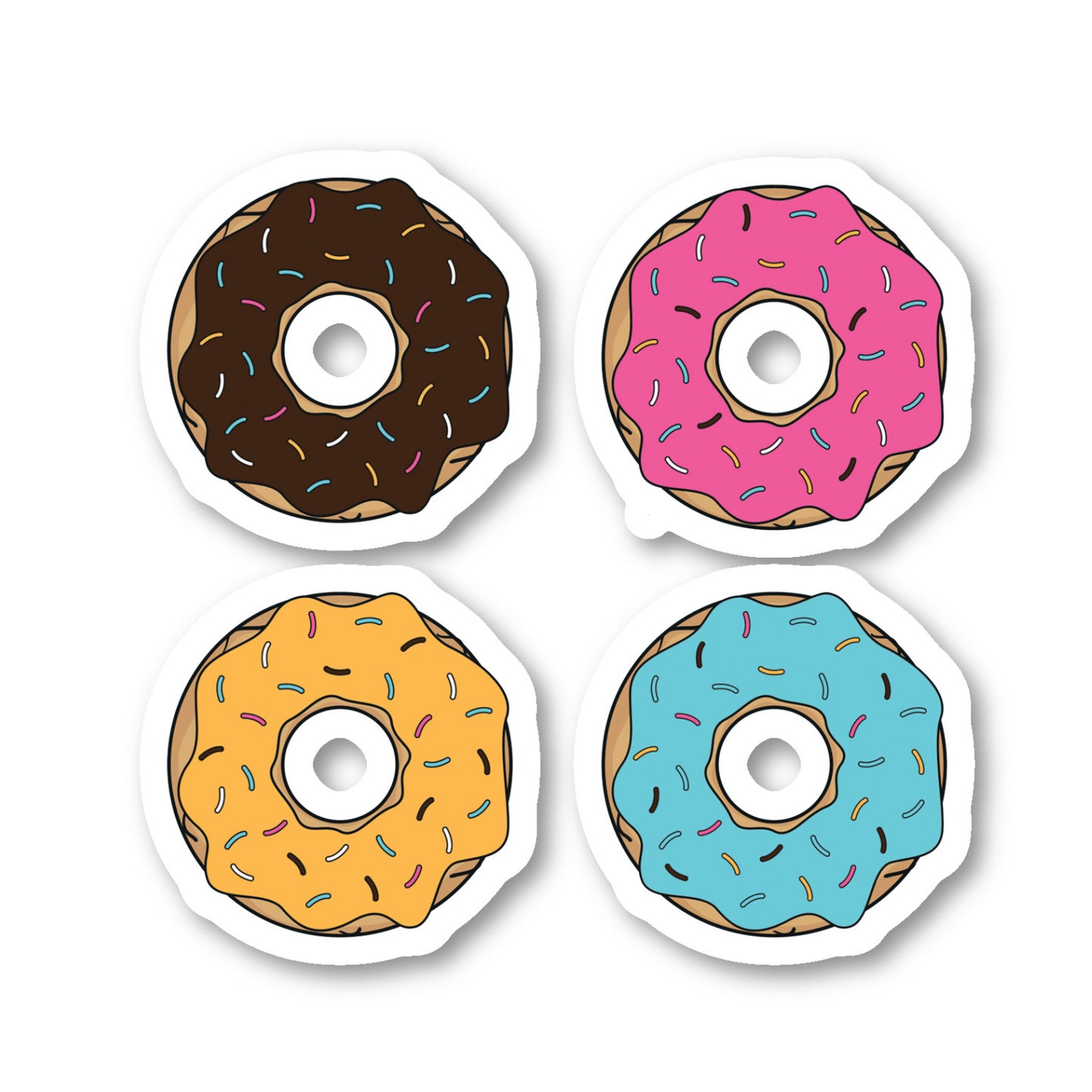 Donuts Vinyl Sticker