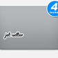 Jet Setter Vinyl Stickers