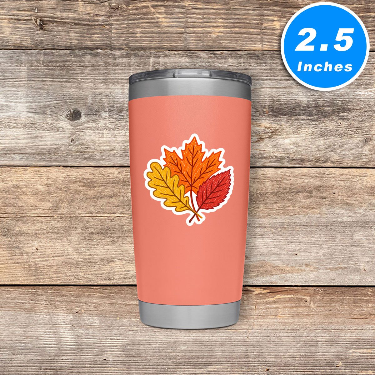 Fall Leaves Vinyl Stickers