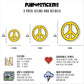 Peace Sticker Vinyl Stickers