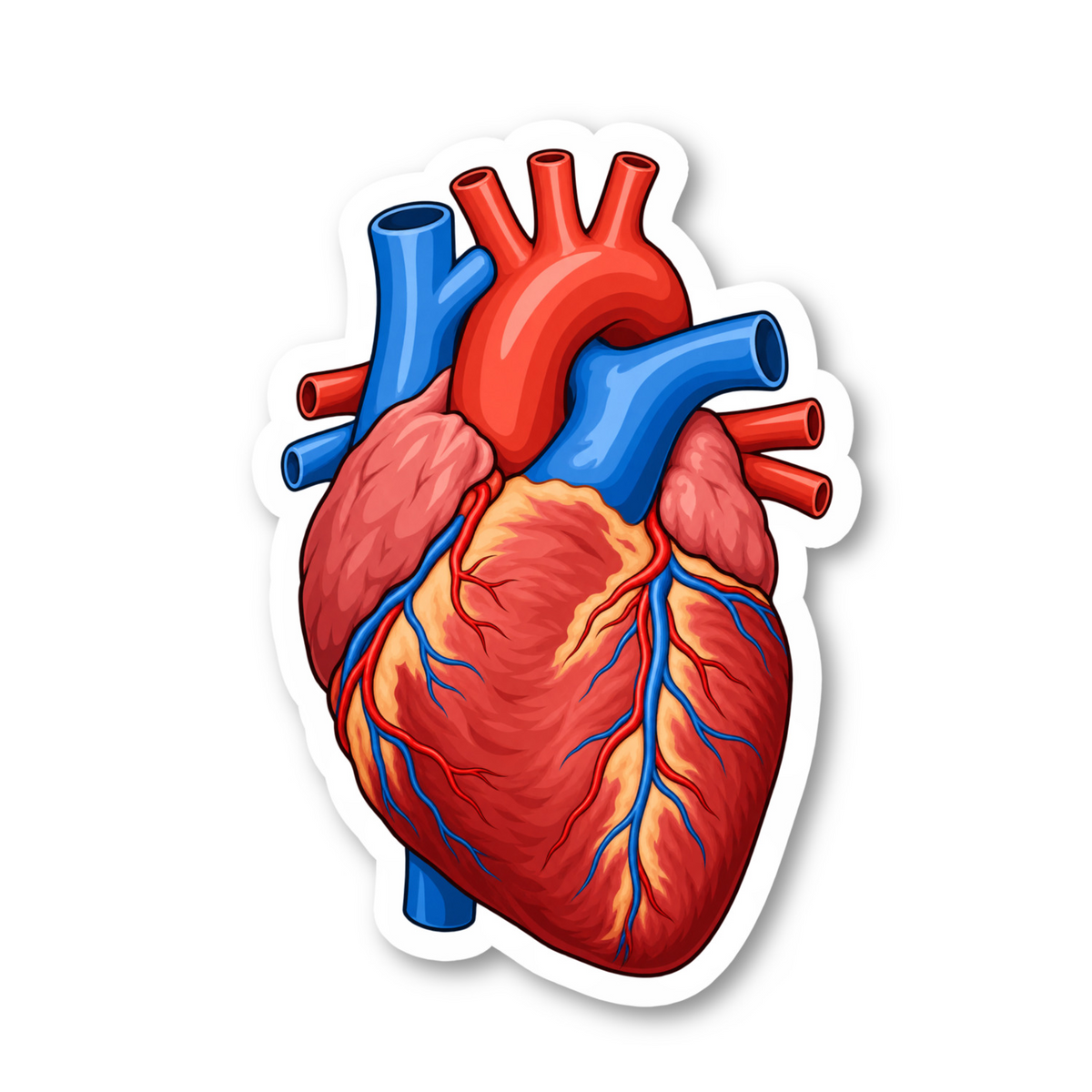 Anatomy Vinyl Sticker