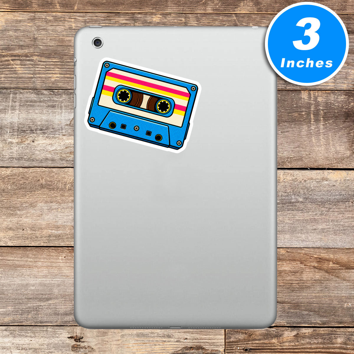 Retro Cassette Tape Music Sticker Vinyl Stickers