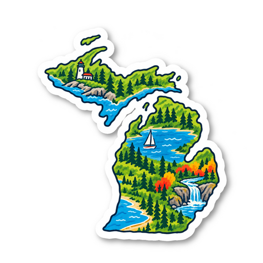 Michigan Vinyl Sticker