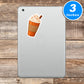 Fall Pumpkin Spice Latte Sticker Vinyl Stickers