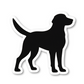 Dog Silhouette Vinyl Sticker
