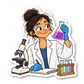 Women In Science Stickers Vinyl Sticker