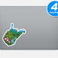 West Virginia Vinyl Stickers