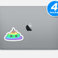 Unicorn CLoud Vinyl Stickers