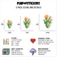 Cactus Stickers Vinyl Stickers