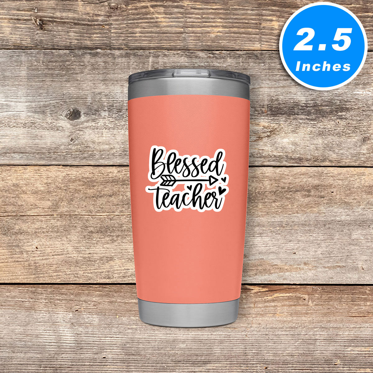 Blessed Teacher Vinyl Stickers