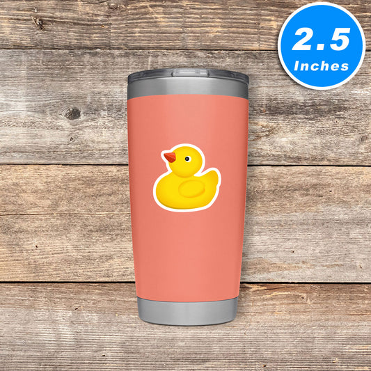 Rubber Ducky Yellow Ducky Vinyl Stickers