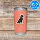 Dog Silhouette Vinyl Stickers
