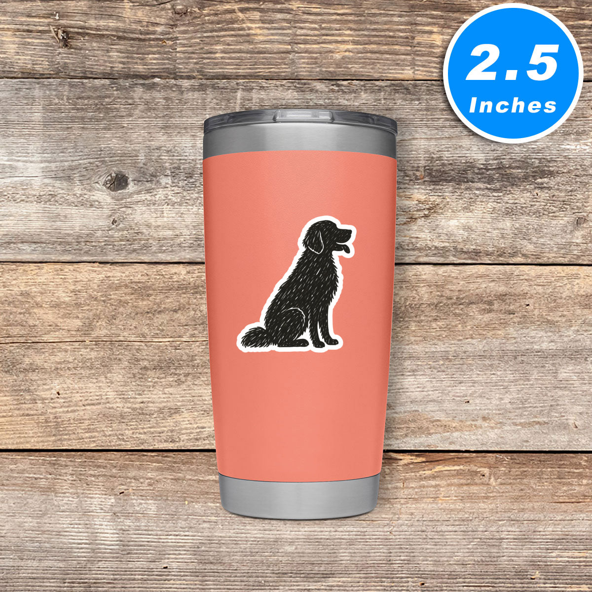Dog Silhouette Vinyl Stickers