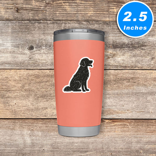 Dog Silhouette Vinyl Stickers